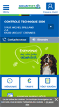 Mobile Screenshot of controletechnique2000.securitest.fr