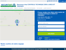 Tablet Screenshot of controletechnique2000.securitest.fr