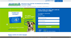 Desktop Screenshot of controle-technique-nimes.securitest.fr