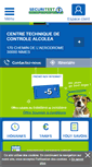 Mobile Screenshot of controle-technique-nimes.securitest.fr