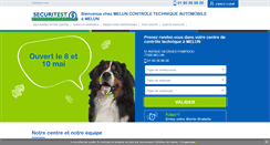 Desktop Screenshot of controle-technique-melun.securitest.fr