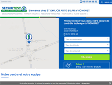 Tablet Screenshot of ctvignonet.securitest.fr