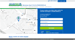 Desktop Screenshot of controle-technique-franconville.securitest.fr