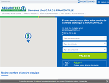 Tablet Screenshot of controle-technique-franconville.securitest.fr