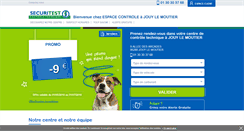 Desktop Screenshot of espacecontrole.securitest.fr