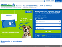 Tablet Screenshot of espacecontrole.securitest.fr