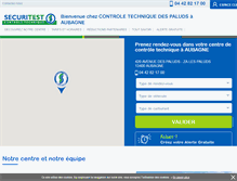 Tablet Screenshot of controle-technique-aubagne.securitest.fr
