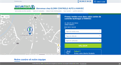Desktop Screenshot of controle-technique-hanvec.securitest.fr