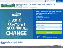 Tablet Screenshot of gruchetlevalasse.securitest.fr