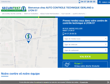 Tablet Screenshot of controle-technique-lyon-gerland.securitest.fr
