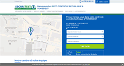 Desktop Screenshot of controle-technique-venissieux.securitest.fr